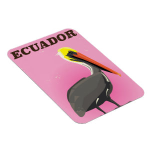 Magnet Flexible Affiche de voyage vintage Puffin du Groenland