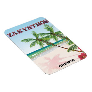 Magnet Flexible Affiche de voyage Zakynthos Grèce