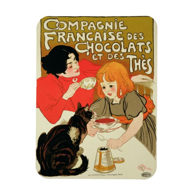 Magnet Flexible Affiche publicitaire de la Compagnie française de  (Vertical)