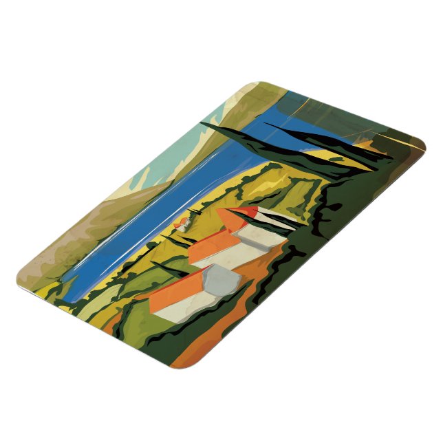 Magnet Flexible Affiche vintage d'Italie (Côté Gauche)