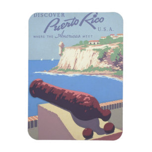 Magnet Flexible Affiche Vintage voyage pour la promotion de Porto
