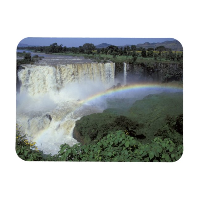 Magnet Flexible Afrique, Éthiopie, rivière Nil Bleu, cataracte. 2 (Horizontal)