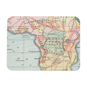 MAGNET FLEXIBLE AFRIQUE : MAP, 1894