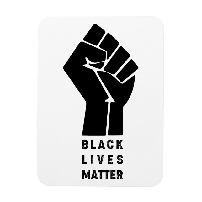 Magnet Flexible afro-américain fist black lives matière symbole pr (Vertical)