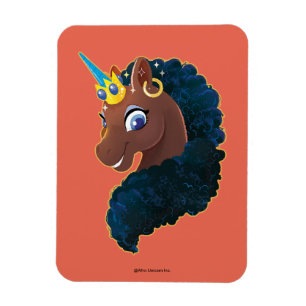 Magnet Flexible Afro Unicorn   Magique