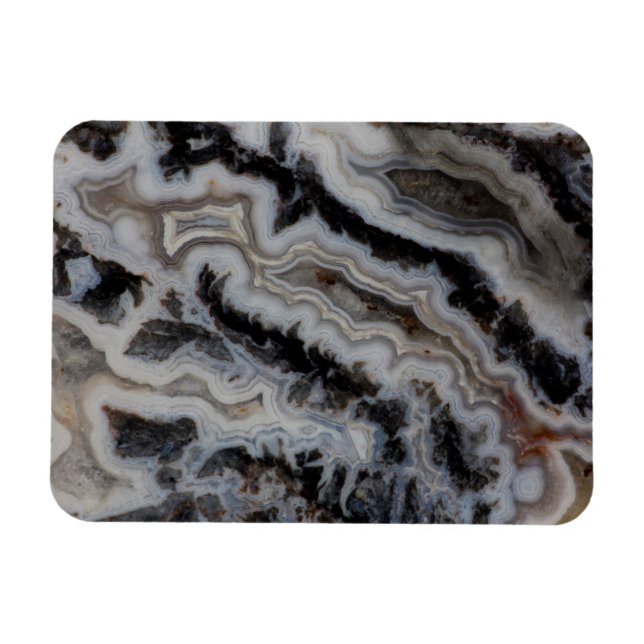 Magnet Flexible Agate Jasper Mélangée (Horizontal)