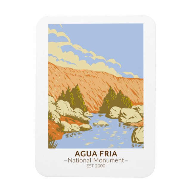 Magnet Flexible Agua Fria National Monument Badger Springs Canyon (Vertical)