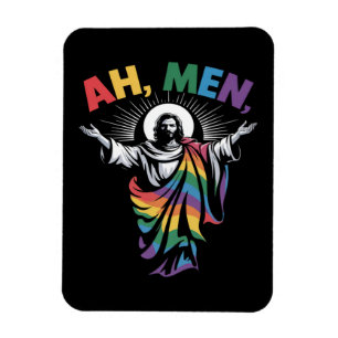 Magnet Flexible Ah hommes drôles LGBT Fierté Gay