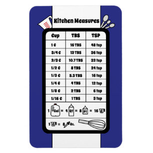 Magnet Flexible Aide à la mesure de la cuisine dans l'aimant Cobal