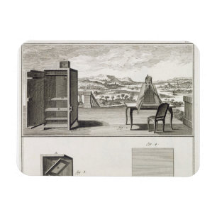 Magnet Flexible Aides de dessin : un obscura d'appareil-photo et