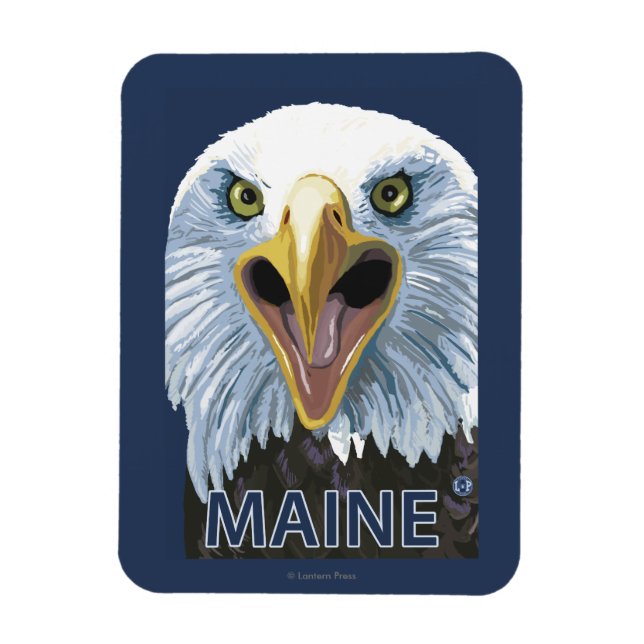 Magnet Flexible Aigle du Maine vers le haut (Vertical)