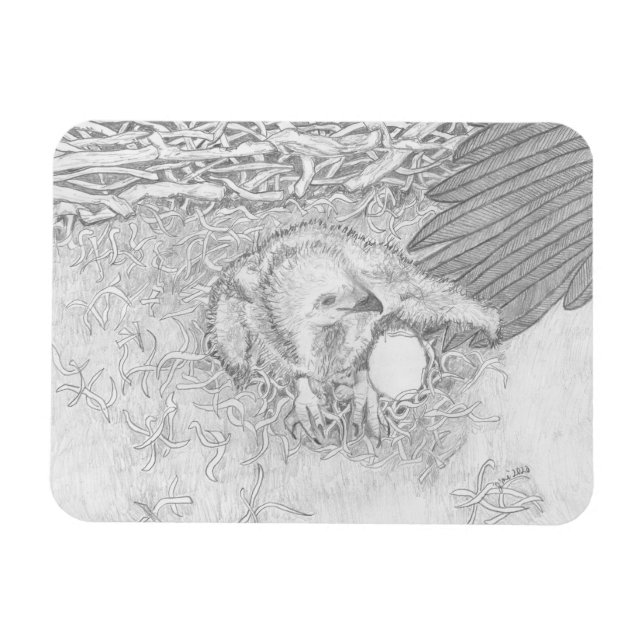 Magnet Flexible Aigle E14 sur le aimant à ailes d'Ozzie (Horizontal)