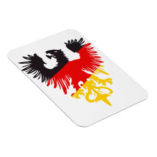 Magnet Flexible Aigle noir allemand
