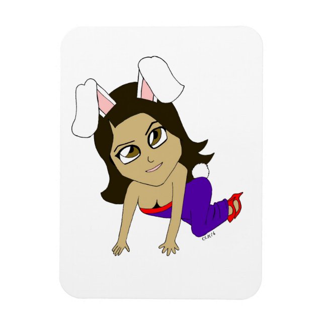 Magnet Flexible aile de chibi bunnygirl (Vertical)