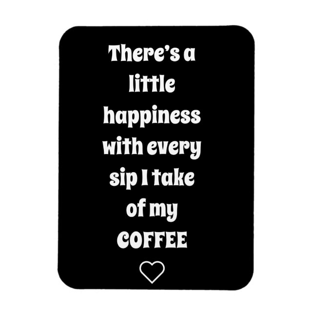 Magnet Flexible Aimant à dire du café (Vertical)