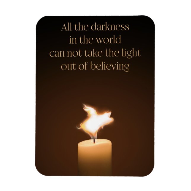 Magnet Flexible Aimant à flamme de chandelle de porc volant (Vertical)