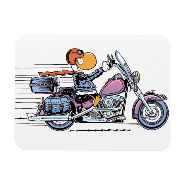 Magnet Flexible Aimant à moto marais (Horizontal)