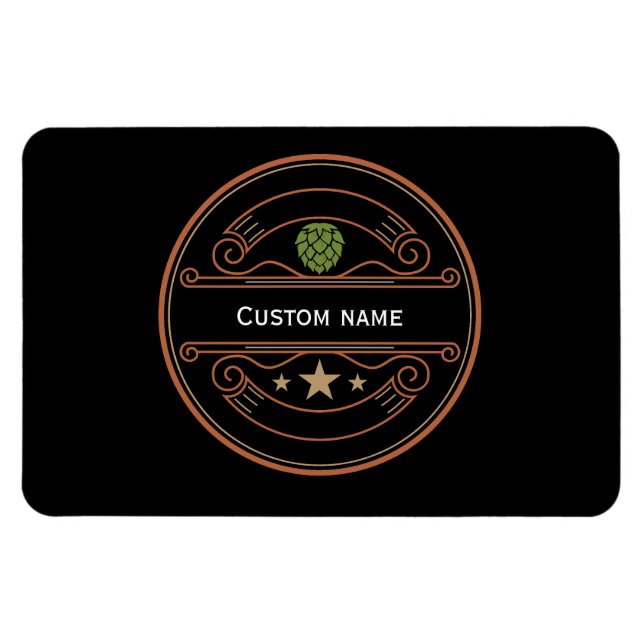 Magnet Flexible Aimant à nom personnalisé (Horizontal)