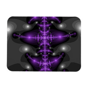 Magnet Flexible Aimant Abstrait de la colonne vertébrale violette