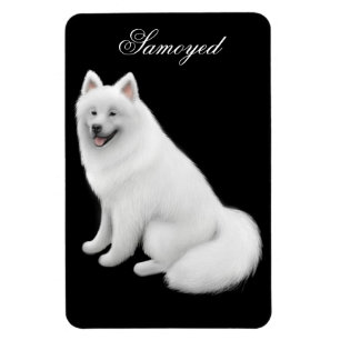 Magnet Flexible Aimant amical de prime de chien de Samoyed