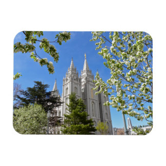 Magnet Flexible Aimant avec Temple SLC avec fleurs blanches