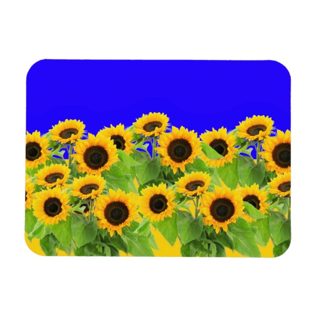 Magnet Flexible Aimant avec tournesols (Horizontal)