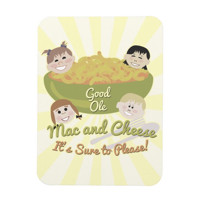 Magnet Flexible Aimant bon Ole Mac et fromage Mega (Vertical)