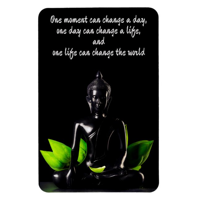 Magnet Flexible Aimant Bouddha Quote 2 (Vertical)