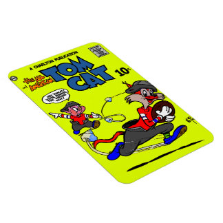 Magnet Flexible Aimant comique TOMCAT des années 1950