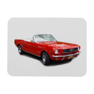Magnet Flexible Aimant convertible rouge 1966