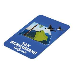 Magnet Flexible Aimant d'affiche de voyage du comté d'Orange Calif