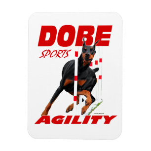 Magnet Flexible Aimant d'agilité de Pinscher de dobermann