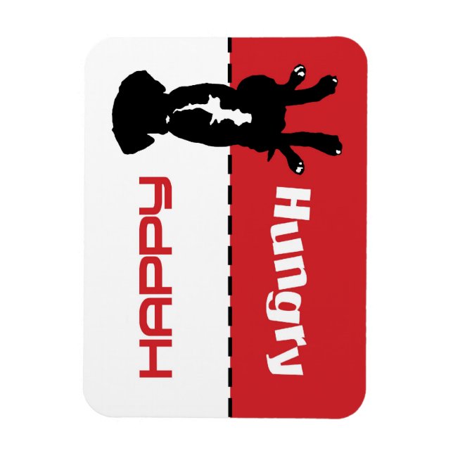 Magnet Flexible Aimant d'alimentation de chien - Avez-vous nourri  (Vertical)