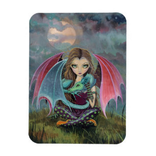 Magnet Flexible Aimant d'art fantastique de dragon gothique et de