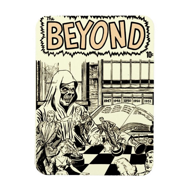 Magnet Flexible Aimant de bandes dessinées d'horreur *The BEYOND*  (Vertical)