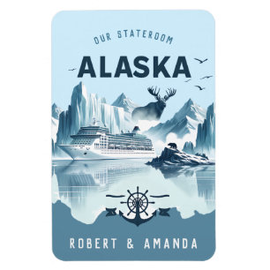 Magnet Flexible Aimant de cabine de bateau de croisière en Alaska