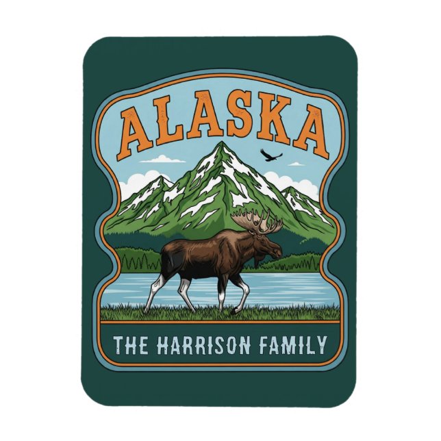 Magnet Flexible Aimant de cabine de bateau de croisière en Alaska (Vertical)