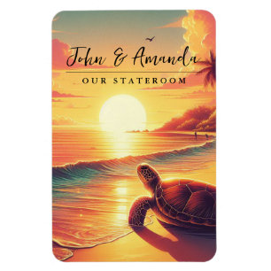 Magnet Flexible Aimant de cabine de croisière Tortue marine