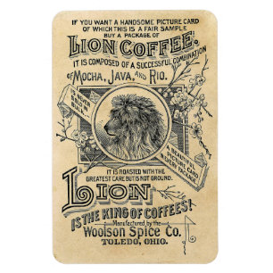 Magnet Flexible Aimant de café de lion