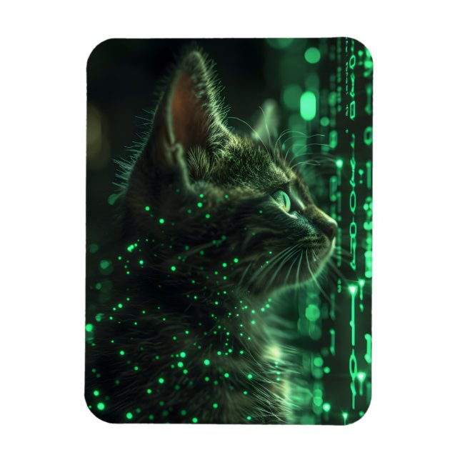 Magnet Flexible Aimant de chat cool (Vertical)