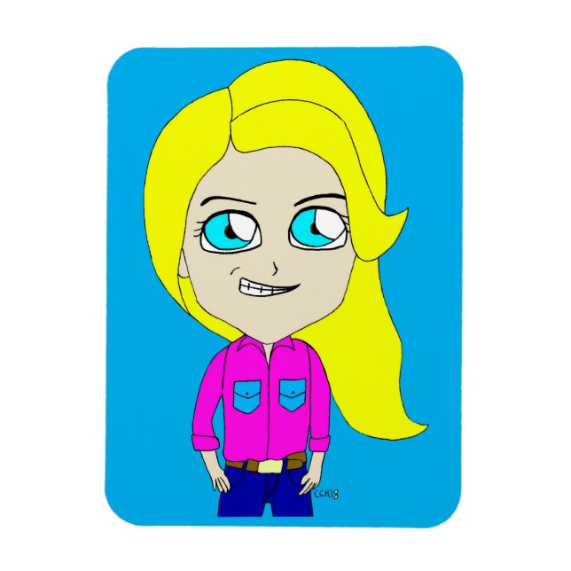 Magnet Flexible aimant de chibi (Vertical)