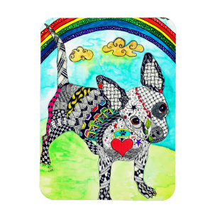 Magnet Flexible Aimant de Chihuahua 3"x4" mignon et coloré