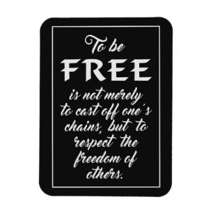 Magnet Flexible Aimant de citation libre