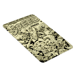 Magnet Flexible Aimant de comics SPEED des années 1940
