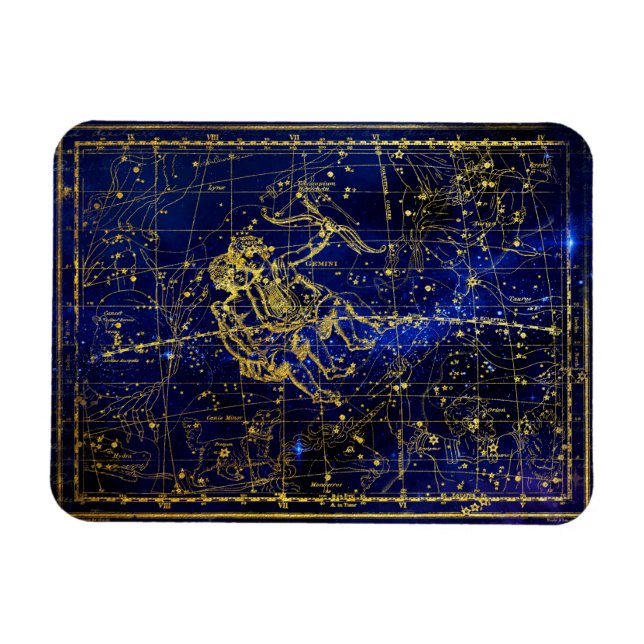 Magnet Flexible aimant de constellation de gemini (Horizontal)