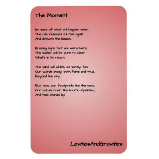 Magnet Flexible Aimant de cuisine poétique - Le moment