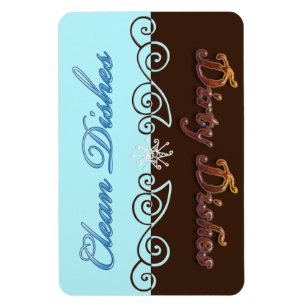 Magnet Flexible Aimant de cuisine propre ou sale