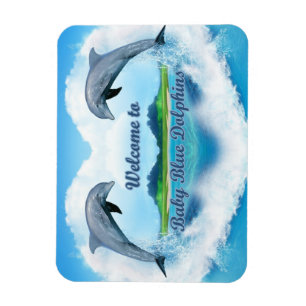 Magnet Flexible Aimant de dauphin de bleus layette