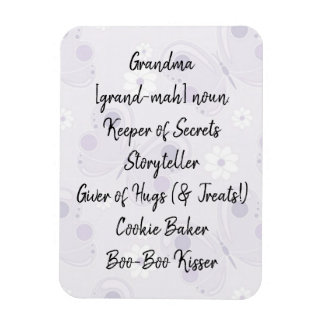 Magnet Flexible Aimant de définition de grand-mère
