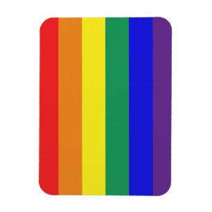 Magnet Flexible Aimant de drapeau d'arc-en-ciel de LGBT